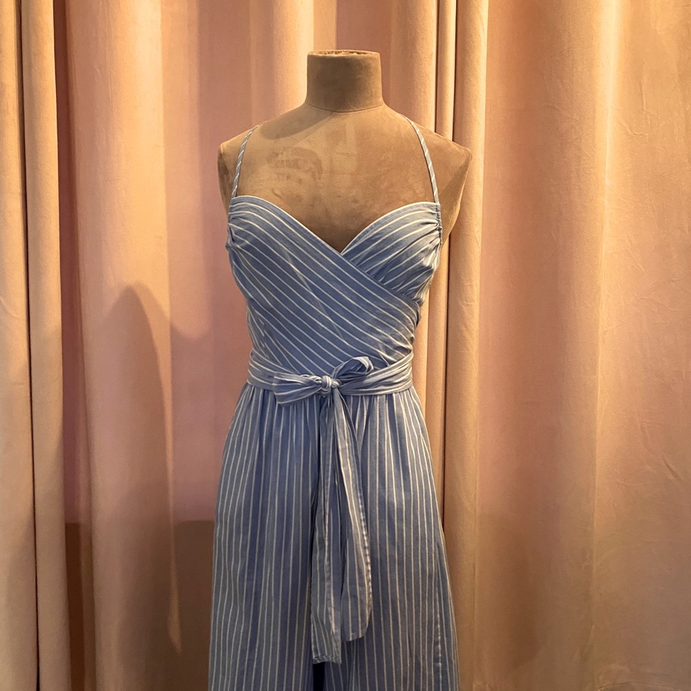 Striped jumpsuit